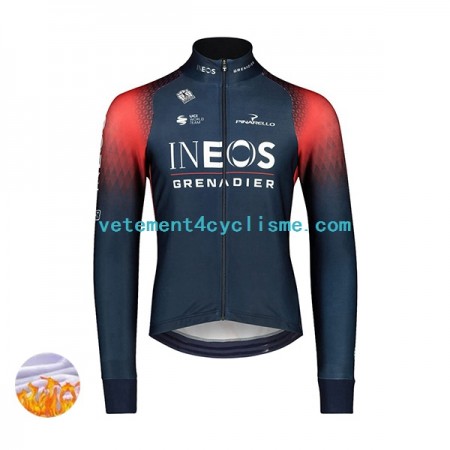Homme Maillot vélo Hiver Thermal 2022 Ineos Grenadiers N001